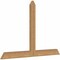 Ekena Millwork Portland Timber Gable Bracket, Western Red Cedar, 48"W x 32"H x 1 1/2"D x 3 1/2"F, 16/12 Pitch GBW048X32X0204POR00SWR - alternate 2